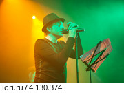 Глеб Самойлов & THE MATRIXX на концерте (2012 год). Редакционное фото, фотограф Литвяк Игорь / Фотобанк Лори