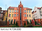 Отель "Самбия".Зеленоградск (до 1946 года - Кранц, нем. Cranz), Калининградская область (2012 год). Редакционное фото, фотограф Сергей Трофименко / Фотобанк Лори