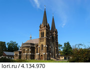 Католический храм 1. Днепродзержинск, Украина. Стоковое фото, фотограф Сергей Огарёв / Фотобанк Лори