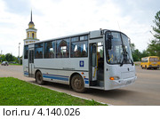 Виды посёлка Селижарово, Тверская область. Городской транспорт (2012 год). Редакционное фото, фотограф Елена Коромыслова / Фотобанк Лори