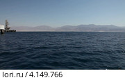 Залив Акаба, Красное море. Вид с лодки (2012 год). Стоковое видео, видеограф Алексей Кузнецов / Фотобанк Лори