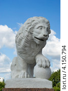 Лев. Скульптура на стрелке Елагина острова. Санкт-Петербург (2012 год). Стоковое фото, фотограф Александр Щепин / Фотобанк Лори