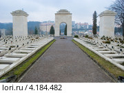 Мемориал "Орлята" на Лычаковском кладбище во Львове. Главная аллея (2010 год). Редакционное фото, фотограф Николай Голицынский / Фотобанк Лори