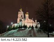 Вязьма. Троицкий собор ночью (2013 год). Стоковое фото, фотограф Алексей Шаповалов (Стерх) / Фотобанк Лори