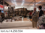 МАКС 2011. Реактивный двигатель SaM146. Редакционное фото, фотограф Денис Шароватов / Фотобанк Лори