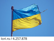 Флаг Украины (2011 год). Стоковое фото, фотограф Некрасов Андрей / Фотобанк Лори
