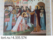 Фрески в Троице-Сергиевой лавре (2013 год). Редакционное фото, фотограф Дмитрий Неумоин / Фотобанк Лори