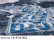 Вид сверху на город Покачи (Нижневартовский район) (2013 год). Стоковое фото, фотограф Владимир Мельников / Фотобанк Лори