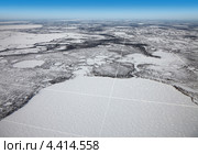 Профили сейсморазведки в Западной Сибири. Стоковое фото, фотограф Владимир Мельников / Фотобанк Лори