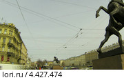 Аничков мост в Петербурге (2013 год). Редакционное видео, видеограф Михаил / Фотобанк Лори