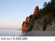 Раннее утро на Байкале. Стоковое фото, фотограф Солодовникова Елена / Фотобанк Лори