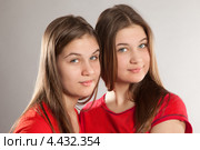 Сестры-близнецы. Стоковое фото, фотограф Gagara / Фотобанк Лори