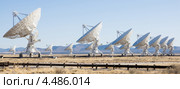 VLA (Very Large Array /Очень Большая Антенная Решётка, Сверхбольшая Антенная Решётка) — группа радиотелескопов в штате Нью Мексико (США) Стоковое фото, фотограф Ирина Кожемякина / Фотобанк Лори