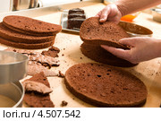 Коржи для торта. Стоковое фото, фотограф CandyBox Images / Фотобанк Лори