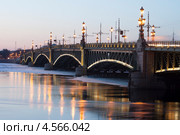 Санкт-Петербург. Троицкий мост (2013 год). Редакционное фото, фотограф Литвяк Игорь / Фотобанк Лори