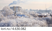 Городской зимний пейзаж (2012 год). Стоковое фото, фотограф Юлия Машкова / Фотобанк Лори