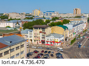 Россия, Иваново, вид на угол проспекта Ленина и улицы Красной Армии с высоты птичьего полета (2013 год). Редакционное фото, фотограф Дарья Родоманова (Проскурина) / Фотобанк Лори