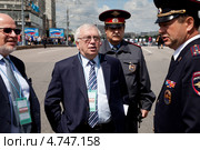 Уполномоченным по правам человека в Российской Федерации Лукин Владимир Петрович на Болотной площади Москвы (2013 год). Редакционное фото, фотограф Николай Винокуров / Фотобанк Лори