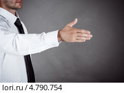 Дружеское рукопожатие делового человека. Стоковое фото, фотограф Quadshock / Фотобанк Лори