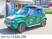 Автомобиль-самоделка «СИМОТ» на базе ВАЗ-11113 «Ока» (автор Олег Стариков) (2013 год). Редакционное фото, фотограф Владимир Сергеев / Фотобанк Лори
