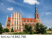 Костёл Пресвятой Троицы , Гервяты, Беларусь (2013 год). Стоковое фото, фотограф Михаил Широков / Фотобанк Лори