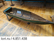 Поморские сани-кережа, областной краеведческий музей, город Мурманск (2013 год). Редакционное фото, фотограф Вячеслав Палес / Фотобанк Лори