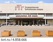 Государственная Третьяковская галерея на Крымском валу в парке искусств "Музеон" (2013 год). Редакционное фото, фотограф Алёшина Оксана / Фотобанк Лори