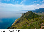 Западный берег озера Байкал около устья реки Бугульдейки. Стоковое фото, фотограф Сергей Гусев / Фотобанк Лори