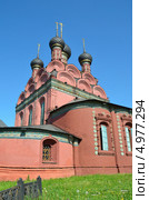 Богоявленская церковь в Ярославле, 17 век, Золотое кольцо России (2013 год). Редакционное фото, фотограф Овчинникова Ирина / Фотобанк Лори