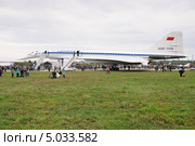 Пассажирский сверхзвуковой самолет "Ту-144" на авиасалоне "МАКС-2013" Редакционное фото, фотограф Алёшина Оксана / Фотобанк Лори