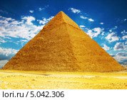 Великая пирамида в Гизе, Египет (2010 год). Стоковое фото, фотограф Vitas / Фотобанк Лори
