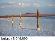 Соленое озеро Баскунчак (2013 год). Редакционное фото, фотограф Алексей Шлыков / Фотобанк Лори