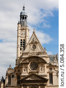 Церковь Сент-Этьен-дю-Мон (Saint-Étienne-du-Mont). Париж. Франция (2013 год). Стоковое фото, фотограф Катерина Макарова / Фотобанк Лори