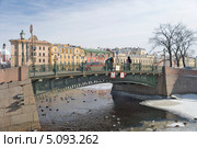 1й Инженерный мост. Река Мойка. Санкт-петербург (2013 год). Редакционное фото, фотограф Александр Щепин / Фотобанк Лори