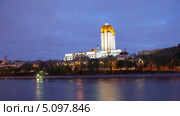Здание РАН в Москве, таймлапс (2013 год). Стоковое видео, видеограф Кирилл Трифонов / Фотобанк Лори