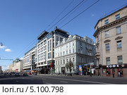 Москва, гостиница «Интерконтиненталь Москва Тверская» на Тверской (2013 год). Редакционное фото, фотограф Дмитрий Неумоин / Фотобанк Лори