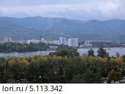Городской осенний пейзаж, Красноярск (2013 год). Стоковое фото, фотограф Алексей Гусев / Фотобанк Лори