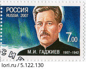 Магомет Имадутдинович Гаджиев. Почтовая марка почты России. Стоковая иллюстрация, иллюстратор Евгений Мухортов / Фотобанк Лори