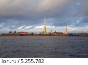 Санкт-Петербург. Вид на Петропавловскую крепость (2013 год). Стоковое фото, фотограф Елена Коромыслова / Фотобанк Лори