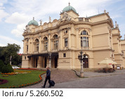 Старый театр им. Юлиуша Словацкого, Краков (2013 год). Редакционное фото, фотограф Виктор Филиппович Погонцев / Фотобанк Лори