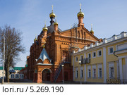 Саровский монастырь. Храм в честь  святого Серафима Саровского в городе Сарове Нижегородской области (2013 год). Стоковое фото, фотограф Igor Lijashkov / Фотобанк Лори