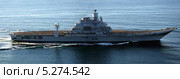 Авианосец ВМФ Индии "Викрамадитья", бывший ТАКР "Адмирал Горшков" (2013 год). Редакционное фото, фотограф Михеев Алексей / Фотобанк Лори