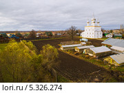 Осенний тихий вечер с видом на окрестности Ростова Великого (2013 год). Стоковое фото, фотограф Елена Преображенская / Фотобанк Лори
