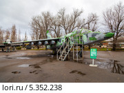 Саратов. Музей техники в парке Победы на Соколовой горе. СУ-25. Штурмовик "Грач" (2013 год). Редакционное фото, фотограф Сергей Лаврентьев / Фотобанк Лори