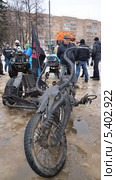 Мотомонстр на Масленице в городе Железнодорожном (2013 год). Редакционное фото, фотограф Наталья Горкина / Фотобанк Лори