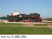 Ретро паровоз серии Л-1174 (Лебедянский) (2013 год). Редакционное фото, фотограф Alexey D. / Фотобанк Лори