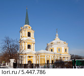 Церковь Вознесения на Гороховом поле. Архитектор М.В.Казаков. Москва (2012 год). Стоковое фото, фотограф Наталья Волкова / Фотобанк Лори