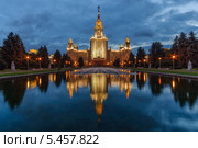 МГУ (2013 год). Стоковое фото, фотограф Тимур Уразов / Фотобанк Лори