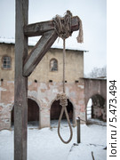 Висилица на лобном месте. Декорации (2014 год). Редакционное фото, фотограф Александр Овчинников / Фотобанк Лори