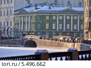 Зимний Санкт-Петербург. Мойка. Бывший особняк графа Аракчеева (2014 год). Редакционное фото, фотограф Александр Алексеев / Фотобанк Лори